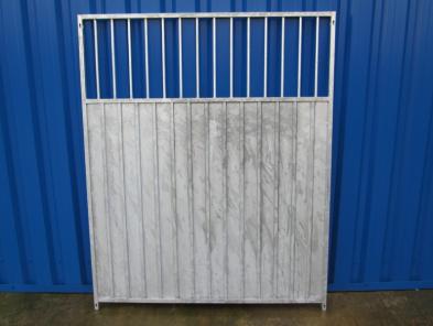 Kennelpanelen met damwand H=184cm, spijlafstand 8cm