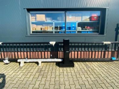 Nieuwe elektrische schuifpoort Eco-SSA 400x100cm